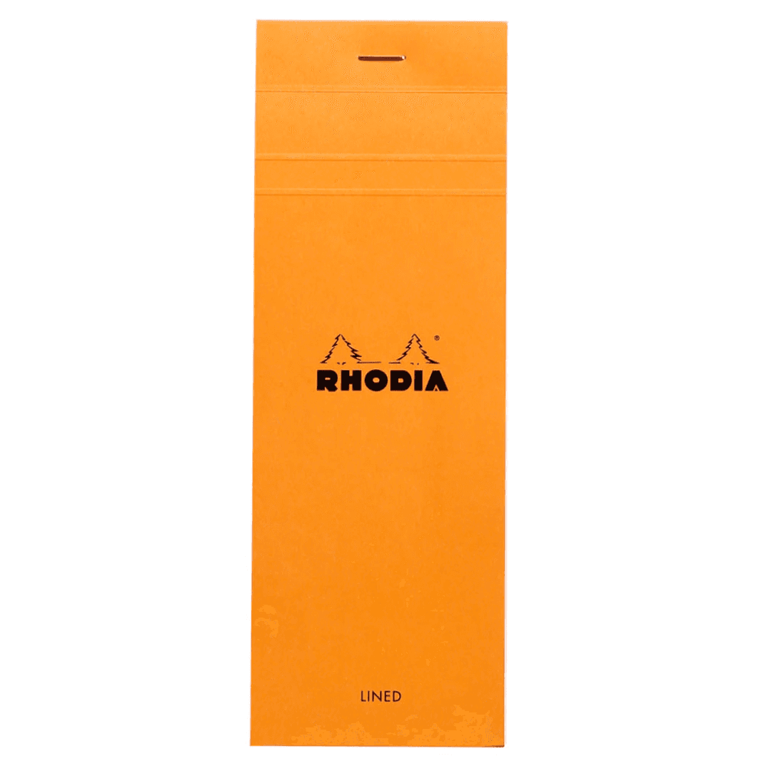Rhodia Basics Orange Notepad 74x210 mm