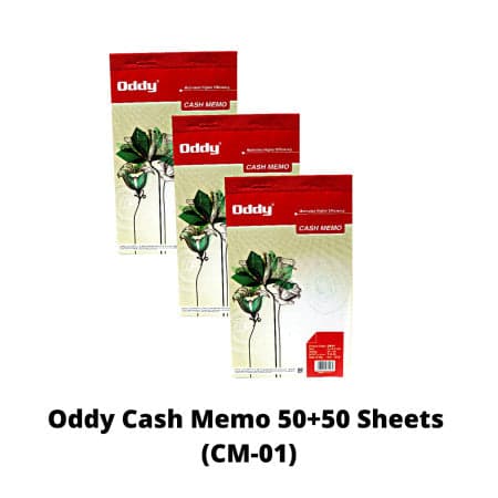Oddy Cash Memo 50+50 Sheets (CM-01)