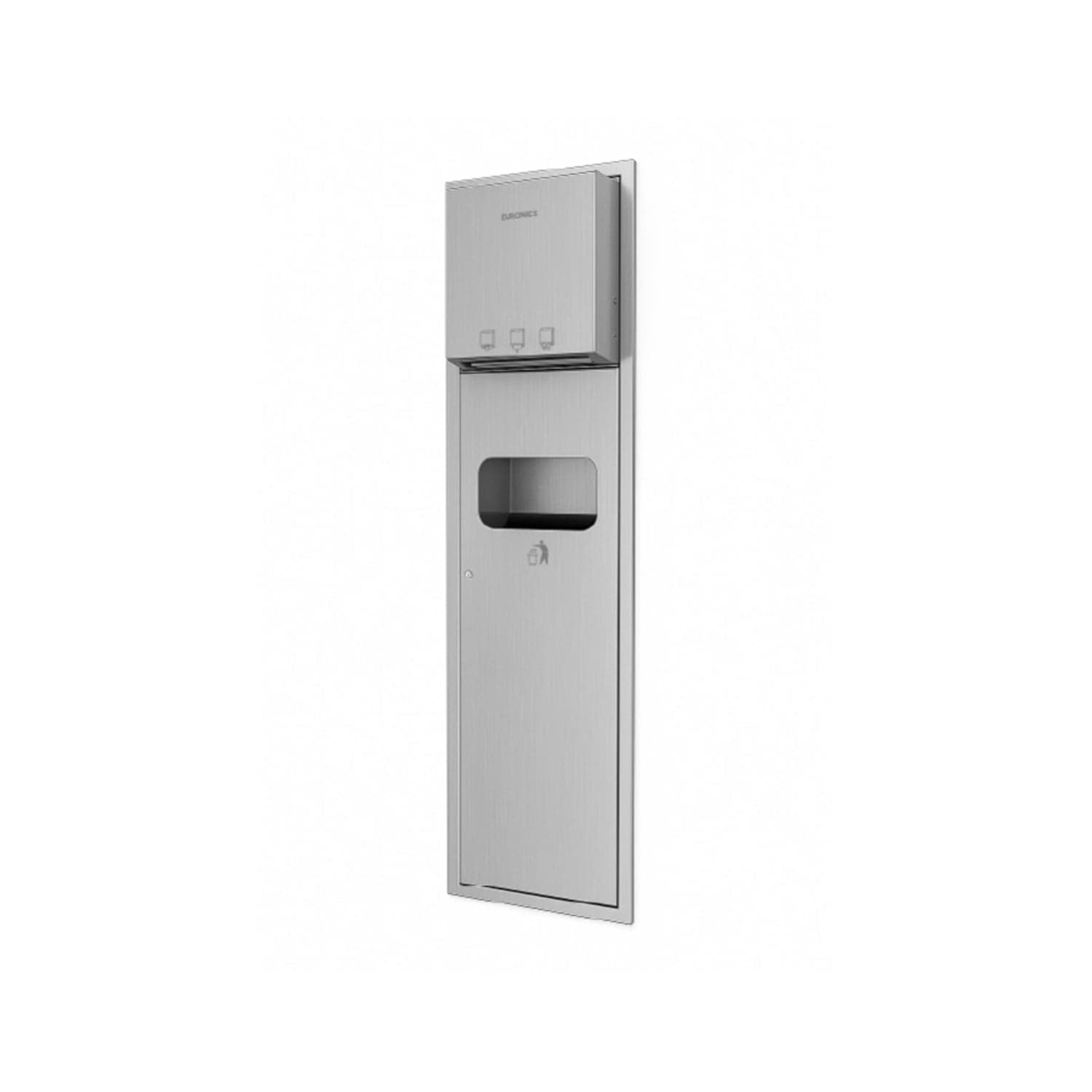 KPD14A —Recessed Automatic Paper Dispenser + Waste Bin