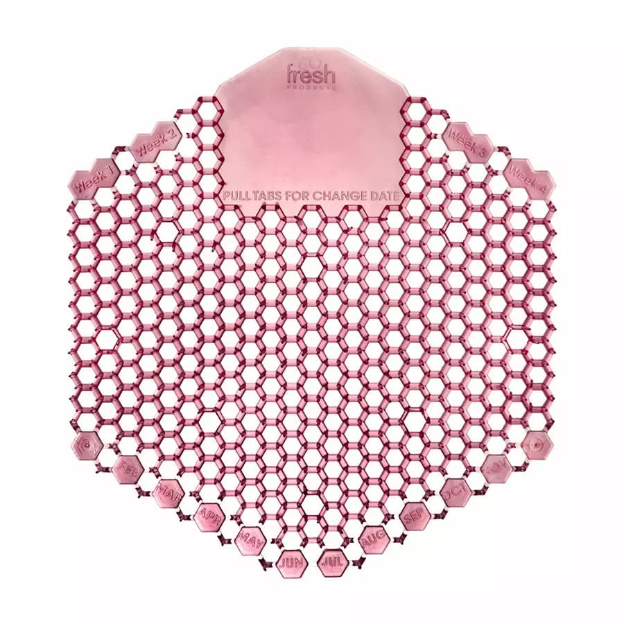 TOUGH GUY Urinal Screen Non-Para, Hexagon, 58 g Container Size, 36WE51
