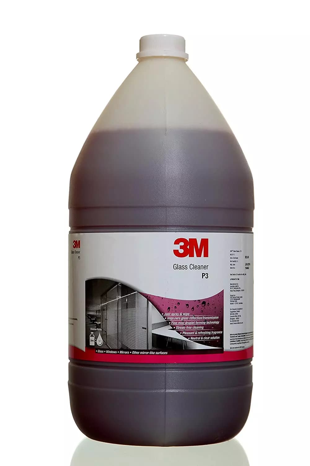 3M 5 Ltr P3 Glass Cleaner IS630100227