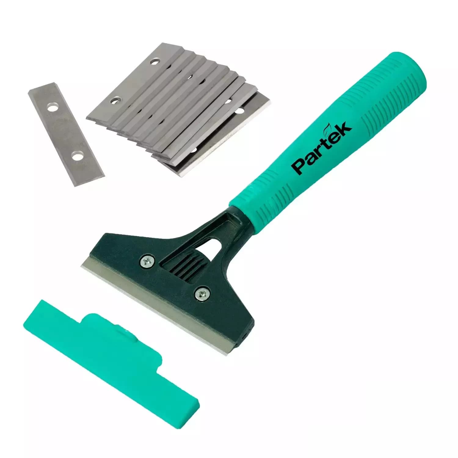 Partek Best Scraper with Plastic Handle and Pack of 10 Blades, SCR02/SB10