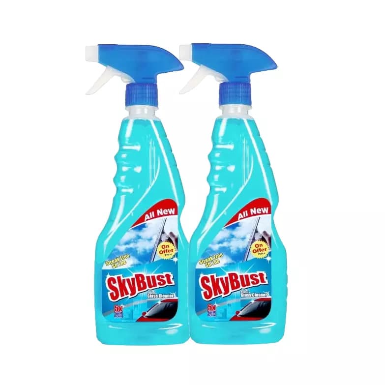 SKYBUST 500 ml Each Lavender Concentrated Glass Cleaner Liquid (Pack of 2)