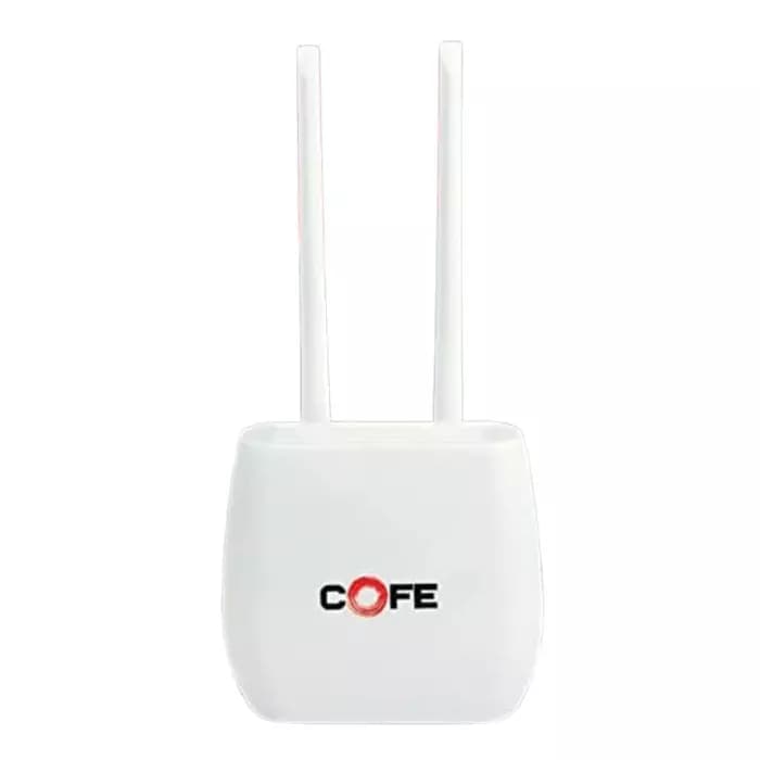 COFE CF-502 300 Mbps 4G & 5G Sim Support Wi-Fi Router with Micro SIM Card Slot and 2 Antenna (White)