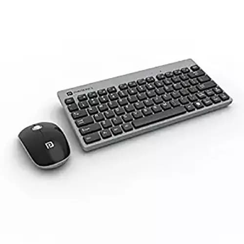 Portronics Key 2 Combo 1500 Dpi Wireless Grey Keyboard & Mouse