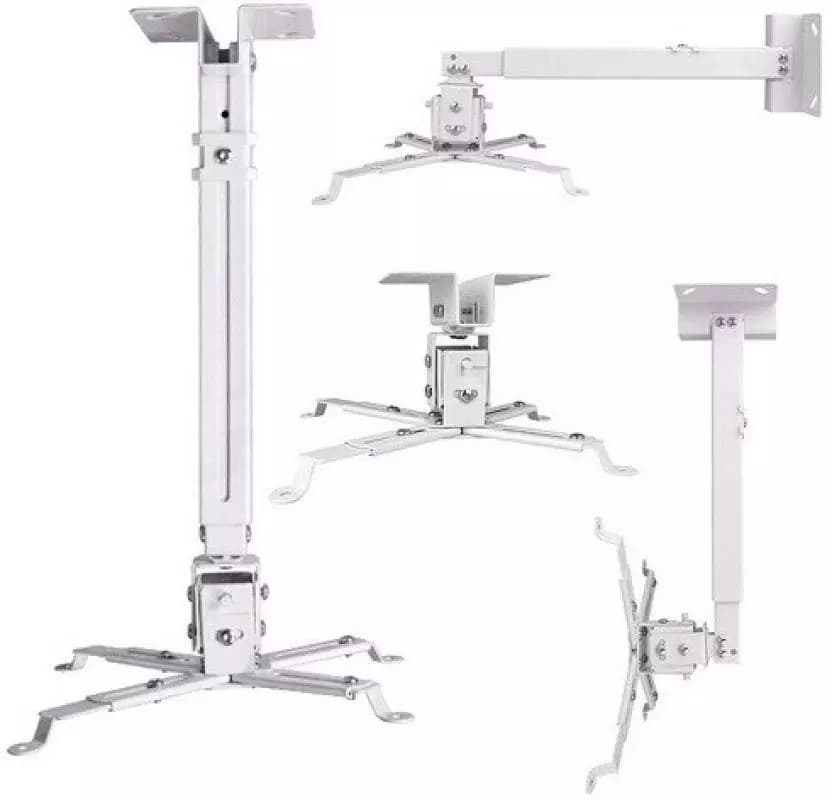 Techut 30.48 cm (1 Ft) Universal Ceiling /Wall Mount Projector Stand with Load Capacity 25 Kg