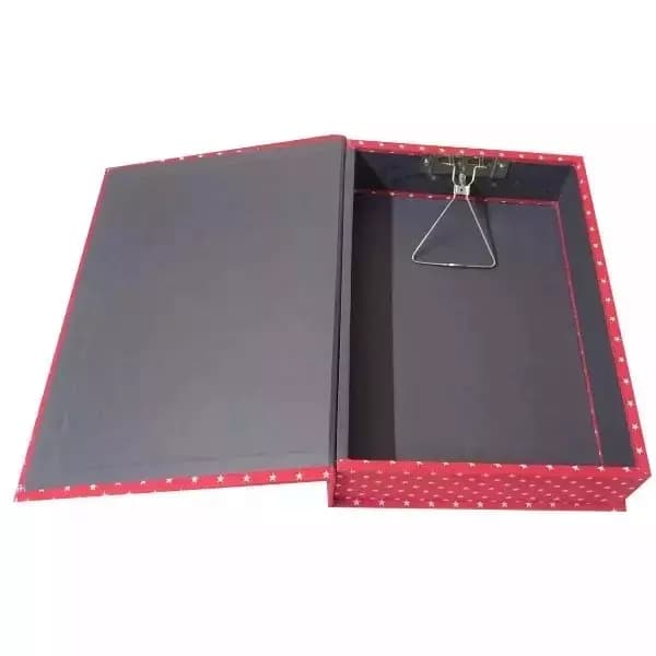 GENERIC Assorted Printed F/s Size Clip-On Box File ( Pack of 4)