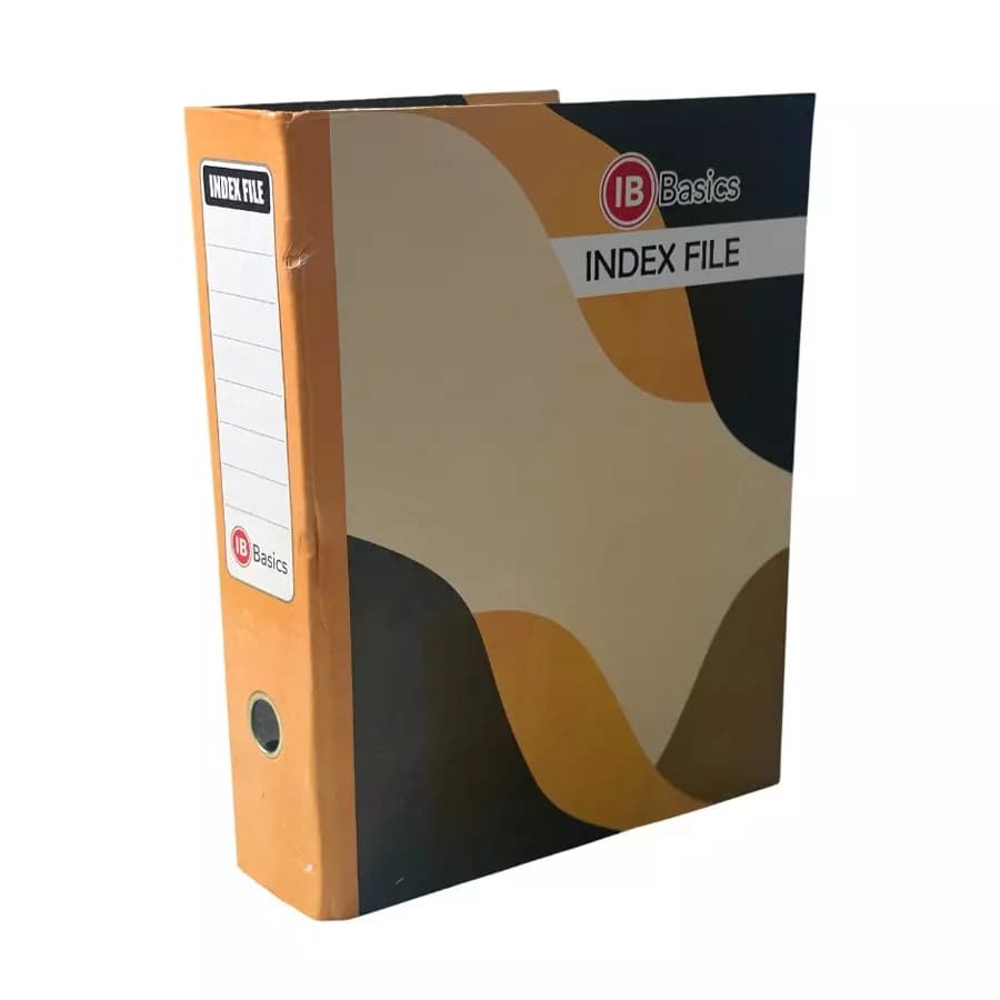 IB BASICS 555 GSM Box Index File with Lamination Legal A4 Size Assorted Color (Pack of 16)