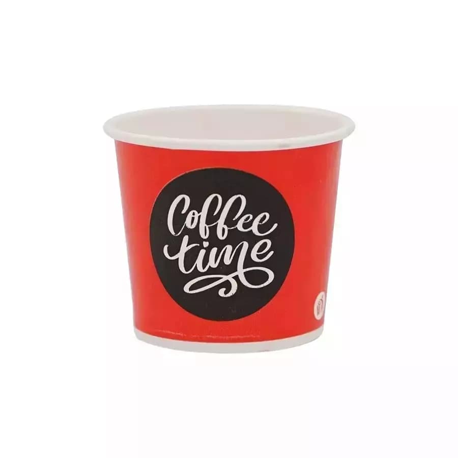 Generic 150 ml Disposable Coffee Cup Red (Pack of 500 Pcs)