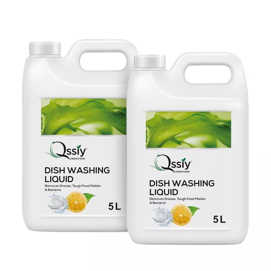 Qssiy 5+5 L Green Apple Fragrance Dishwash Liquid (Pack of 2)