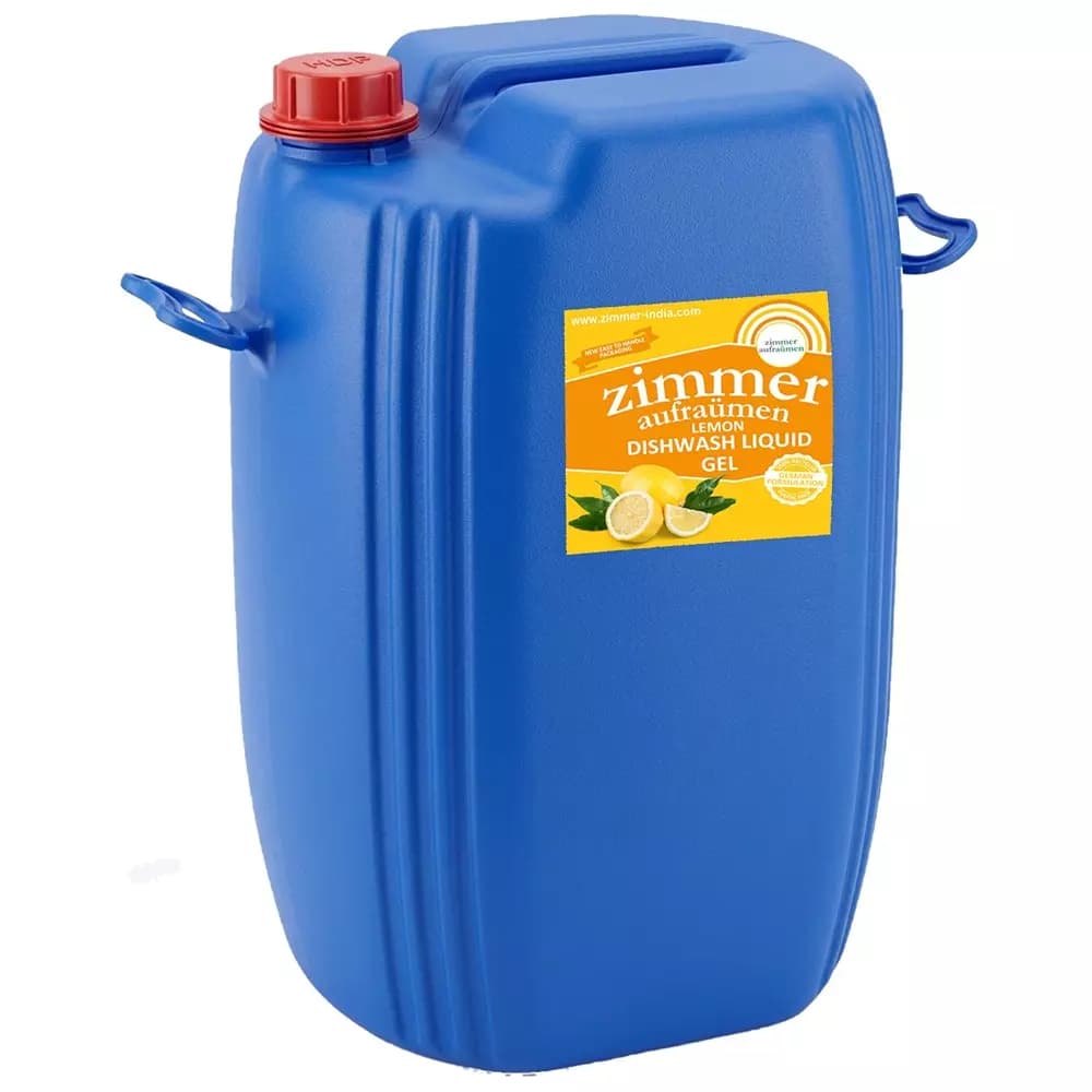 Zimmer Aufraumen Dishwash Liquid Gel Lemon & Tamarind Fragrance 35 L Can, ZA-DISH-LM35L