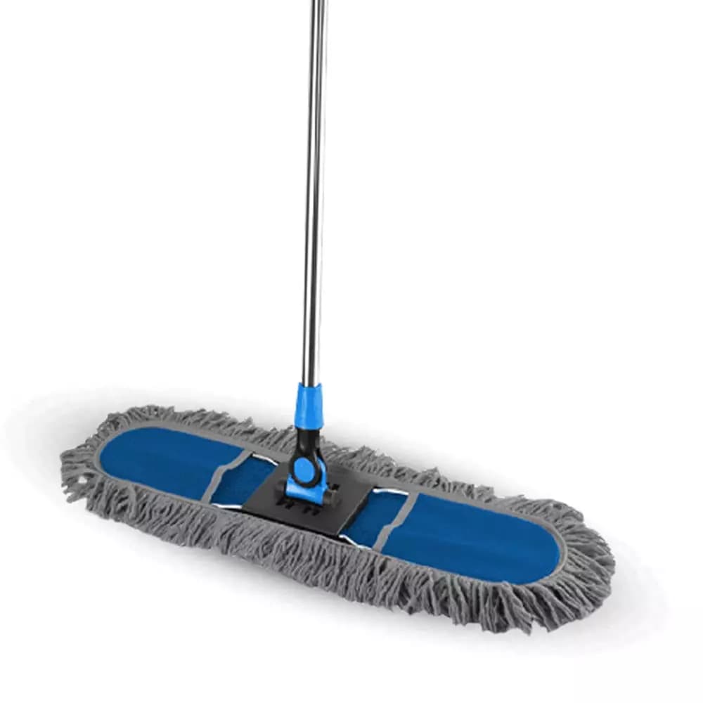 Cello 20 inch Cotton Thread Dust Mop Medium With 4 Feet Rod 8901372116844 (Assorted)