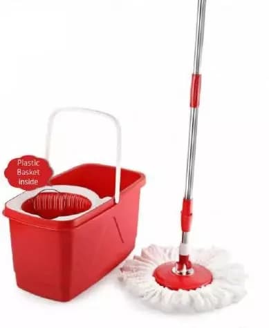 Cello Easy Clean Spin Mop with Handle and Bucket 8901372116127 (Assorted)