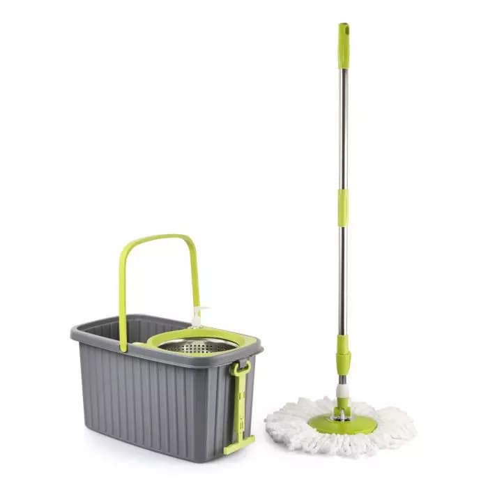 Cello Hi Clean Dlx Spin Mop with Handle and Bucket (Assorted)