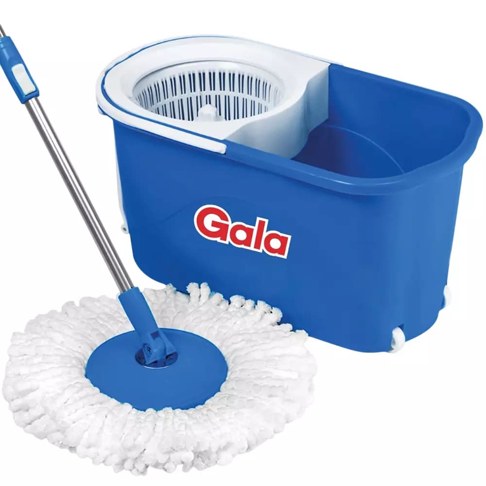 GALA QUICKSPINMO Blue Quick Spin Mop with Handle and Bucket