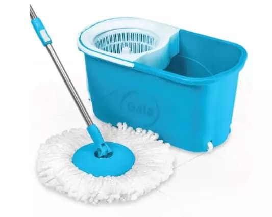 Gala White and Blue Quick Spin Mop 157771