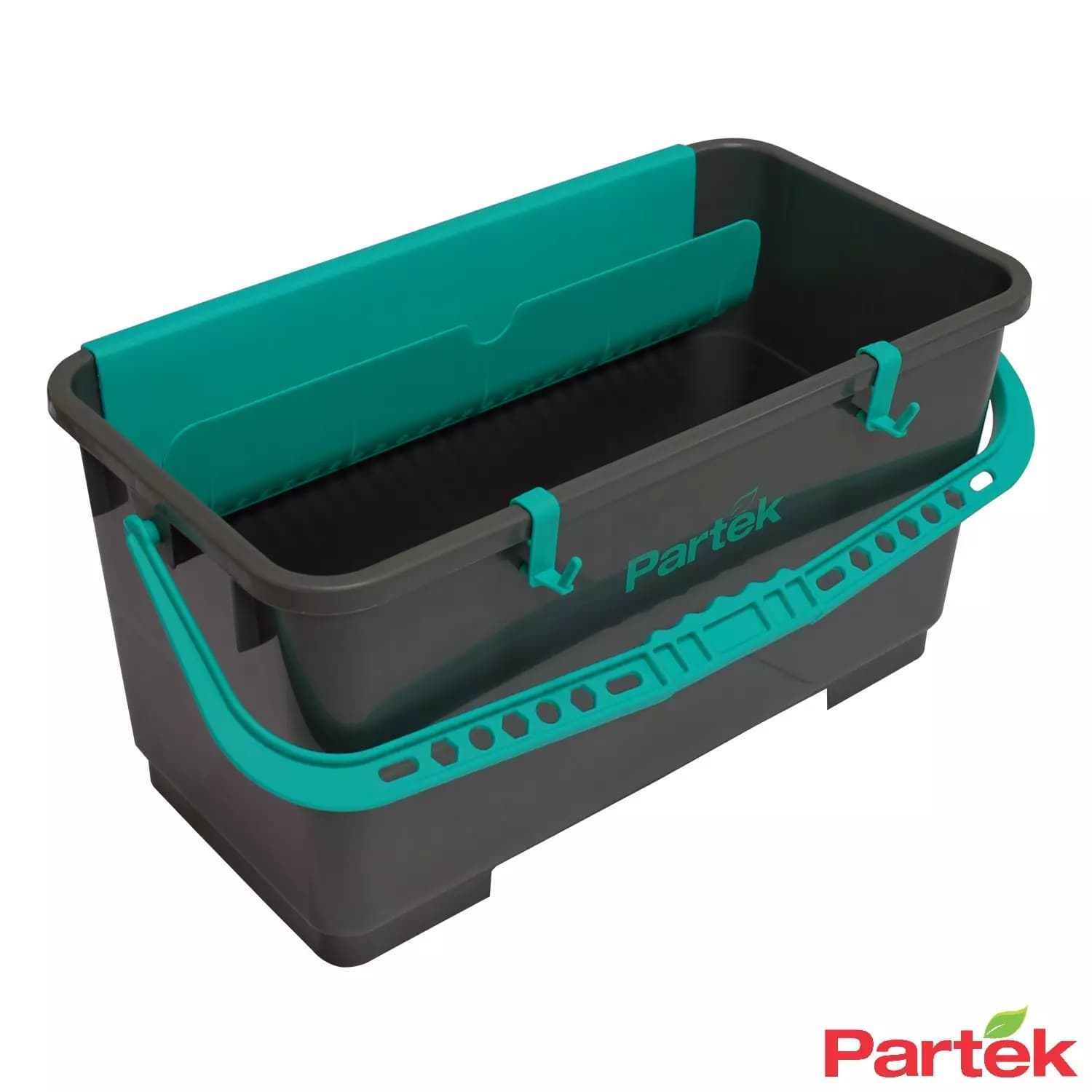 Partek 28 Litre Professional Window Cleaning Bucket without Wheels In Grey WC08A