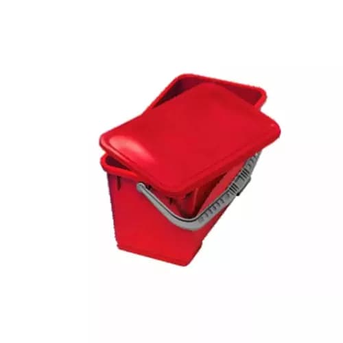 Partek Deluxe 28L Rectangular Bucket With Water Tight Lid - Red PB28A/R