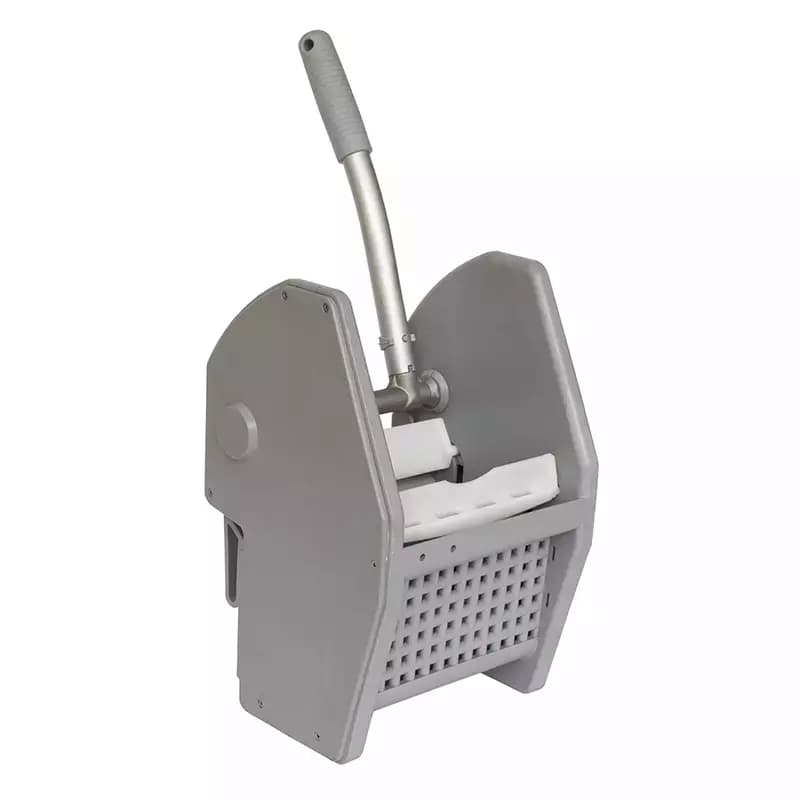 Partek Heavy Duty Wringer Plastic Jaws & Gear Drive Mopping Trolleys Grey PTECWR01