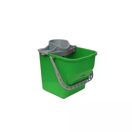 Partek Robin Bucket 25 Liters + Round Mop Wringer Squeeze Green PB25RW/G
