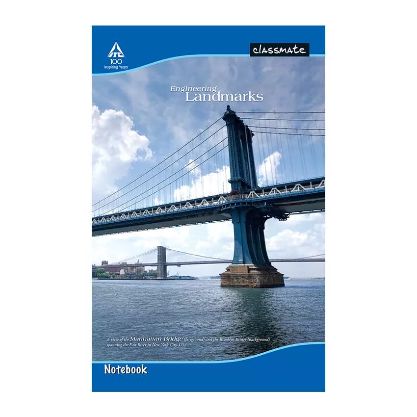 Classmate 330 x 210 mm Single Line 304 Pages Longbook (Pack of 10)