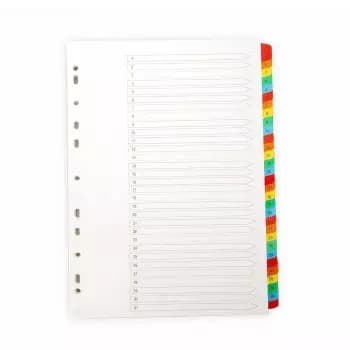 Worldone PP Divider 1 to 31 A4 Size (DV131) WO083OS60DXNINSTA-3650