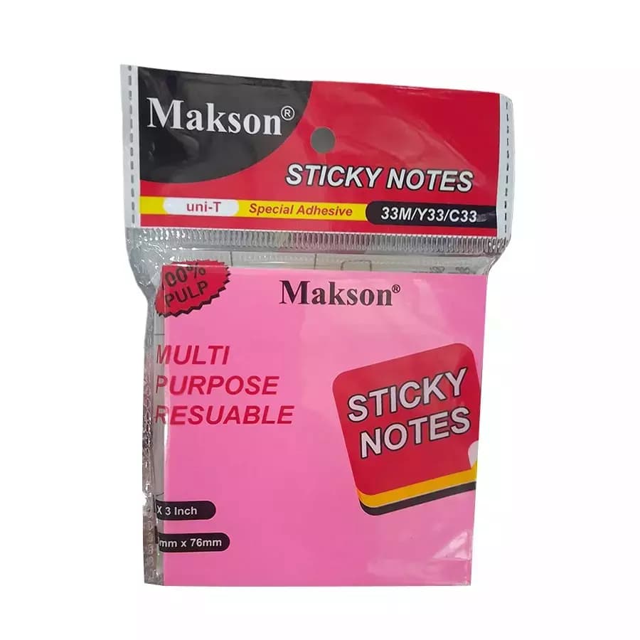GENERIC 3x3 inch Multi Neon Sticky Notes Pack of 20 (100 Sheets Per Pack), 2000 Sheets