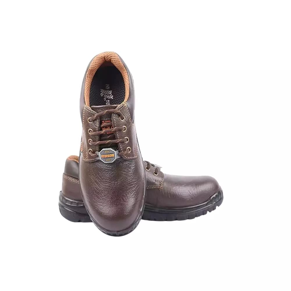 Hillson Argo Brown Steel Toe Safety Shoes PU Sole with Low Ankle UK 9