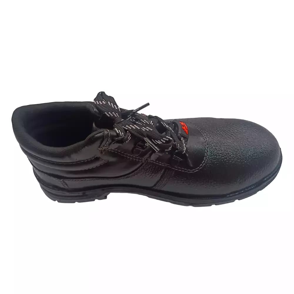 JK Steel Steel Toe Safety Shoes High Ankle PVC Sole Black Size UK 10, JKPSF138BLK10