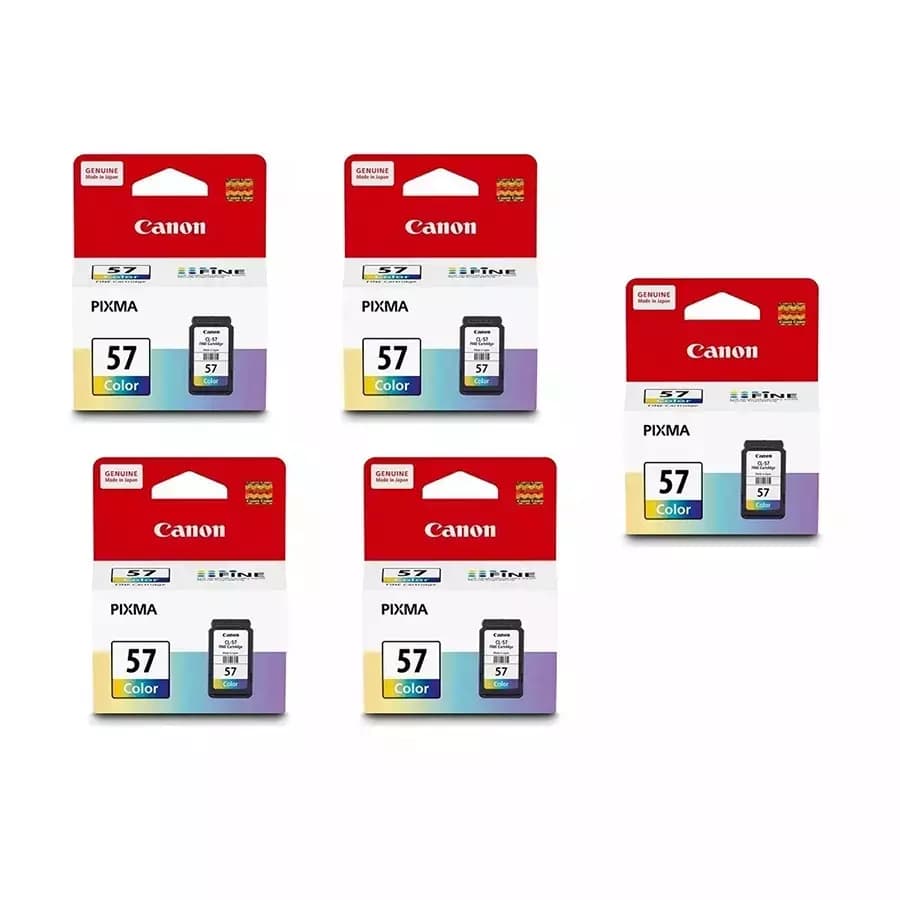 Canon Original CL57s Ink Cartridge Black (Pack of 5)