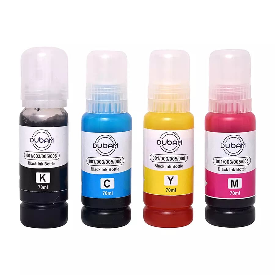 Dubam 001 / 003 Refill Ink Bottle For Epson EcoTank L1110, L3100, L3110, L3150, L3115, L3116, L3101, L3210, L3215, L3216, L3250, L3151, L3152, L3156