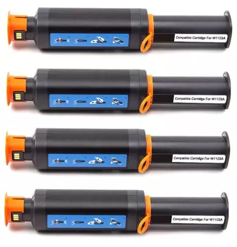 Dubam 103A / W1103A Black Toner Cartridge Compatible for HP 1000, 1000a, 1000w, 1200, 1200a, 1200W Printers (4 Pcs)