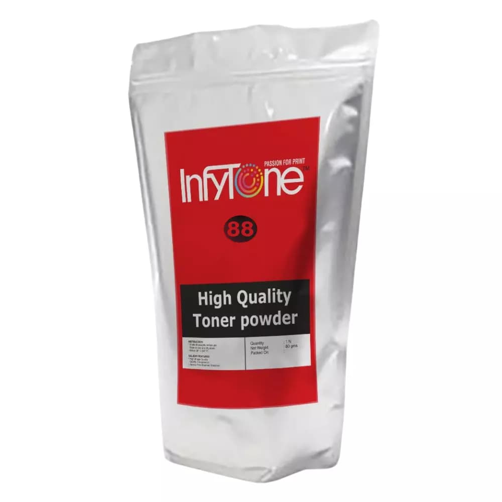 GENERIC 88A Toner Powder Black 1 Kg for Laser Printers and Photocopiers