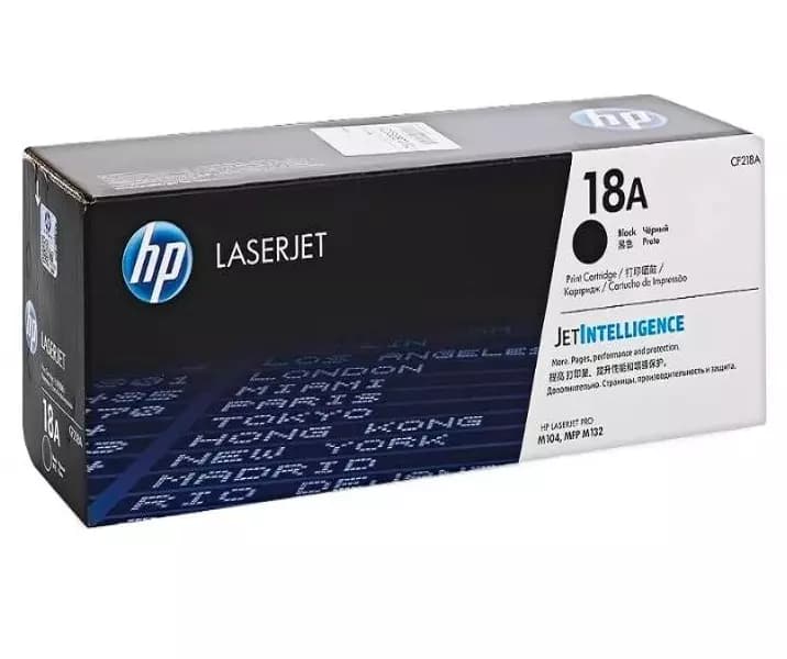 HP 18A Black Laserjet Toner Cartridge CF218A