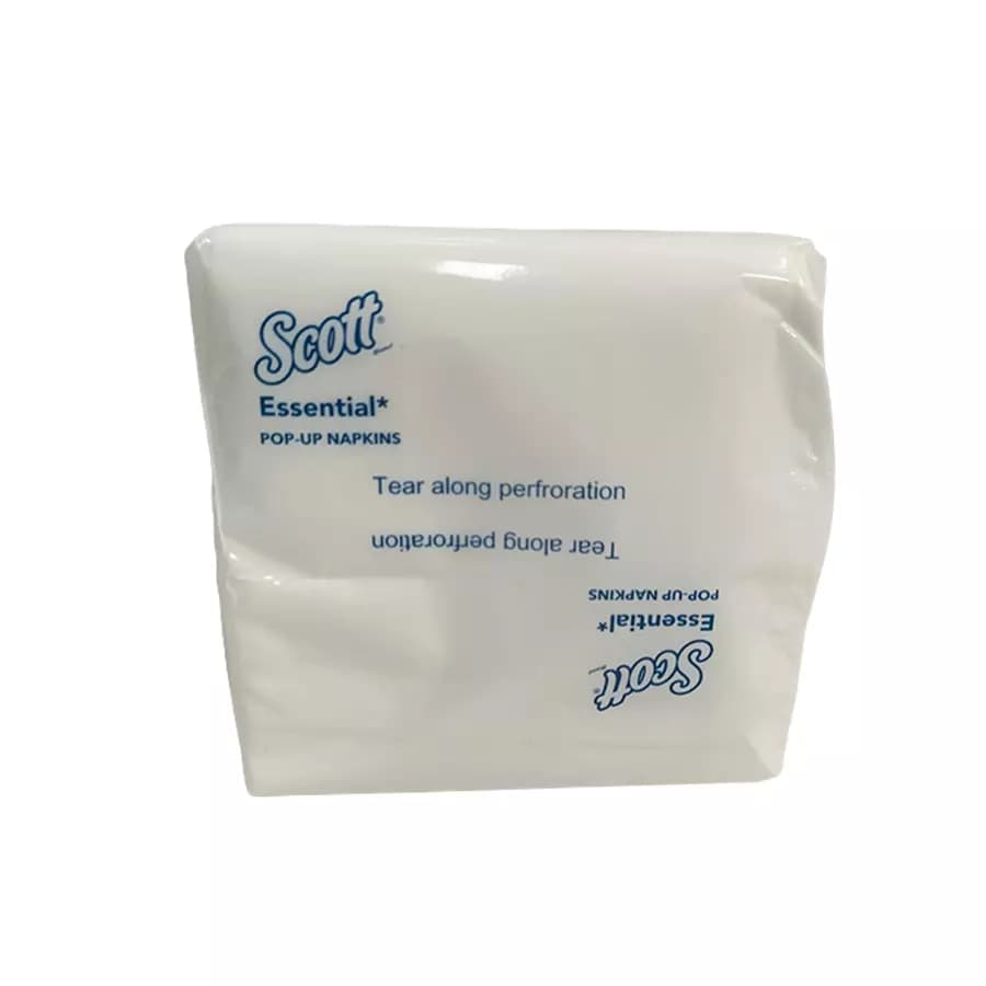 Scott Essential 01234 Pop Up Napkin Size 10 x 20 cm, 1 ply (Pack of 150 pcs)