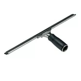 Unger SH55H Black Stainless Steel Glass Squeegee with Handle 55cm