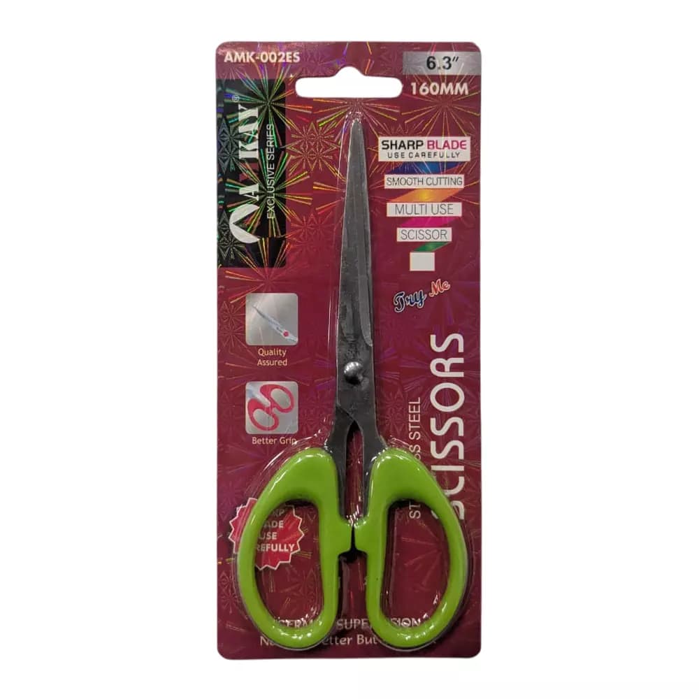 Generic 16 cm (6.3 Inch) Medium Scissor Assorted Color