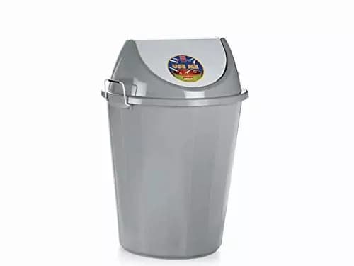 ARISTO 32 L Grey Plastic Swing Lid Dustbin