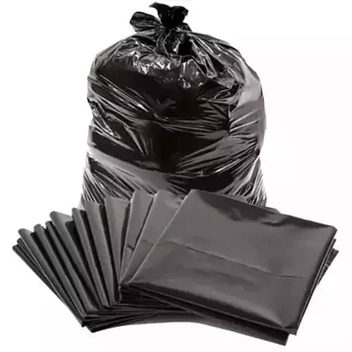 POWERWASH 25 Kg Black 20x24 inch 120 Micron Garbage Bag