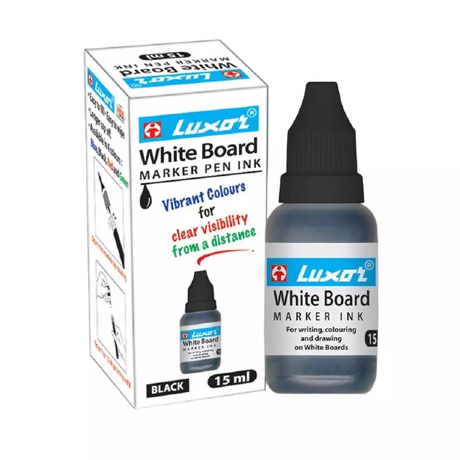 Luxor 15 ml Whiteboard Marker Ink Black, 986