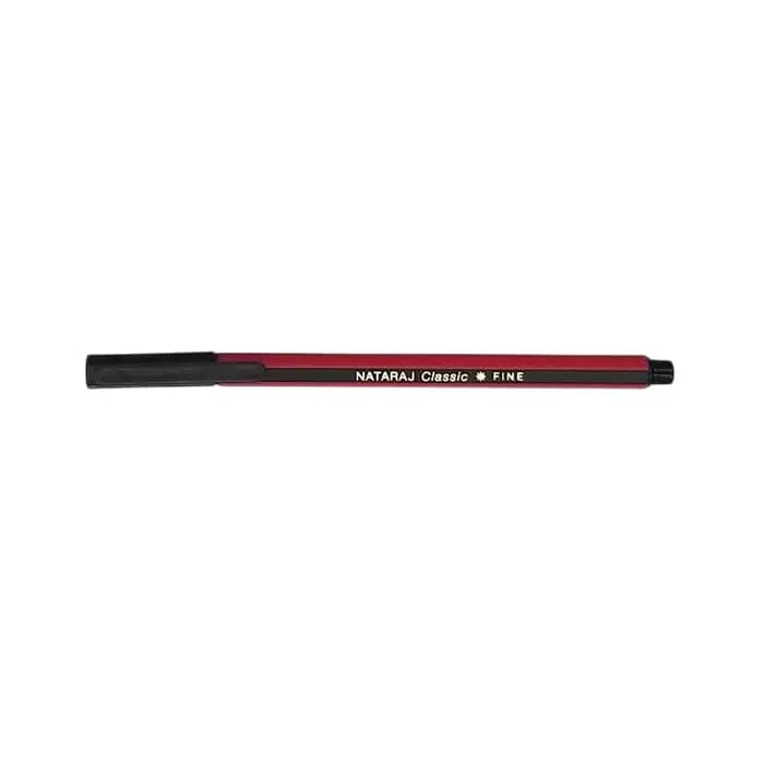 Nataraj Classic Use & Throw Ball Pen 0.7 mm Tip Black (Pack of 120)