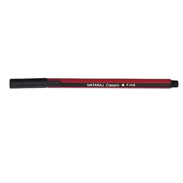 Nataraj Classic Use & Throw Ball Pen 0.7 mm Tip Black (Pack of 240)
