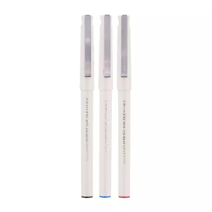 Pilot Hi-Tecpoint O5 0.5 mm Extra Fine Point Roller Ball Pen, 1 Blue, 1 Black, 1 Red (Pack of 3)
