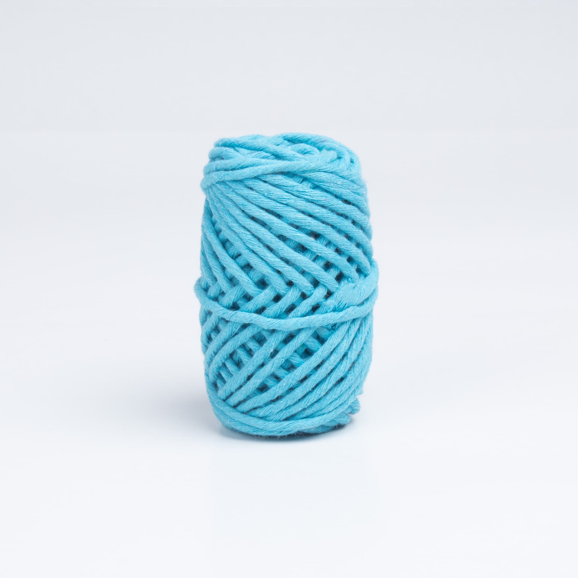 Cotton Single Strand Firozi 3mm 25Mtr Roll