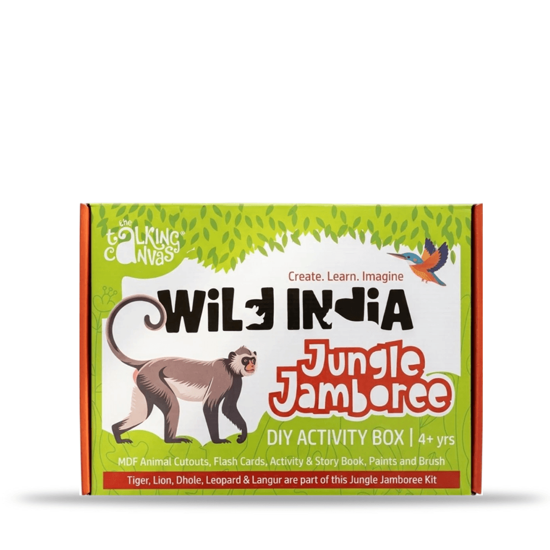 The Talking Canvas Wild India Jungle Jamboree DIY Kit