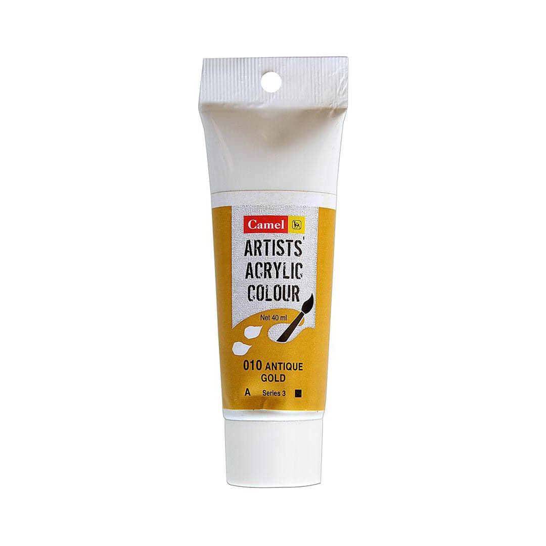 Camel Artist Acrylic Colour Tubes 40 Ml Antique Gold