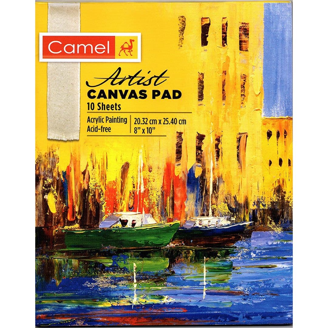 Camel Artist Canvas Pad - 20cm x 25cm (8" x 10")