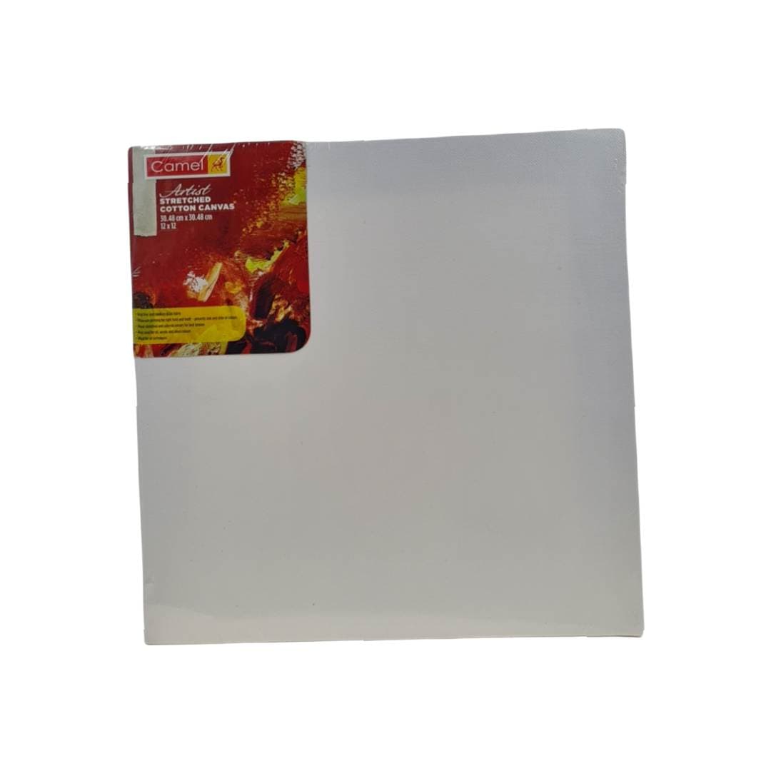 Camel Stretched Canvas 30X30 Cm - 12X12 Inch