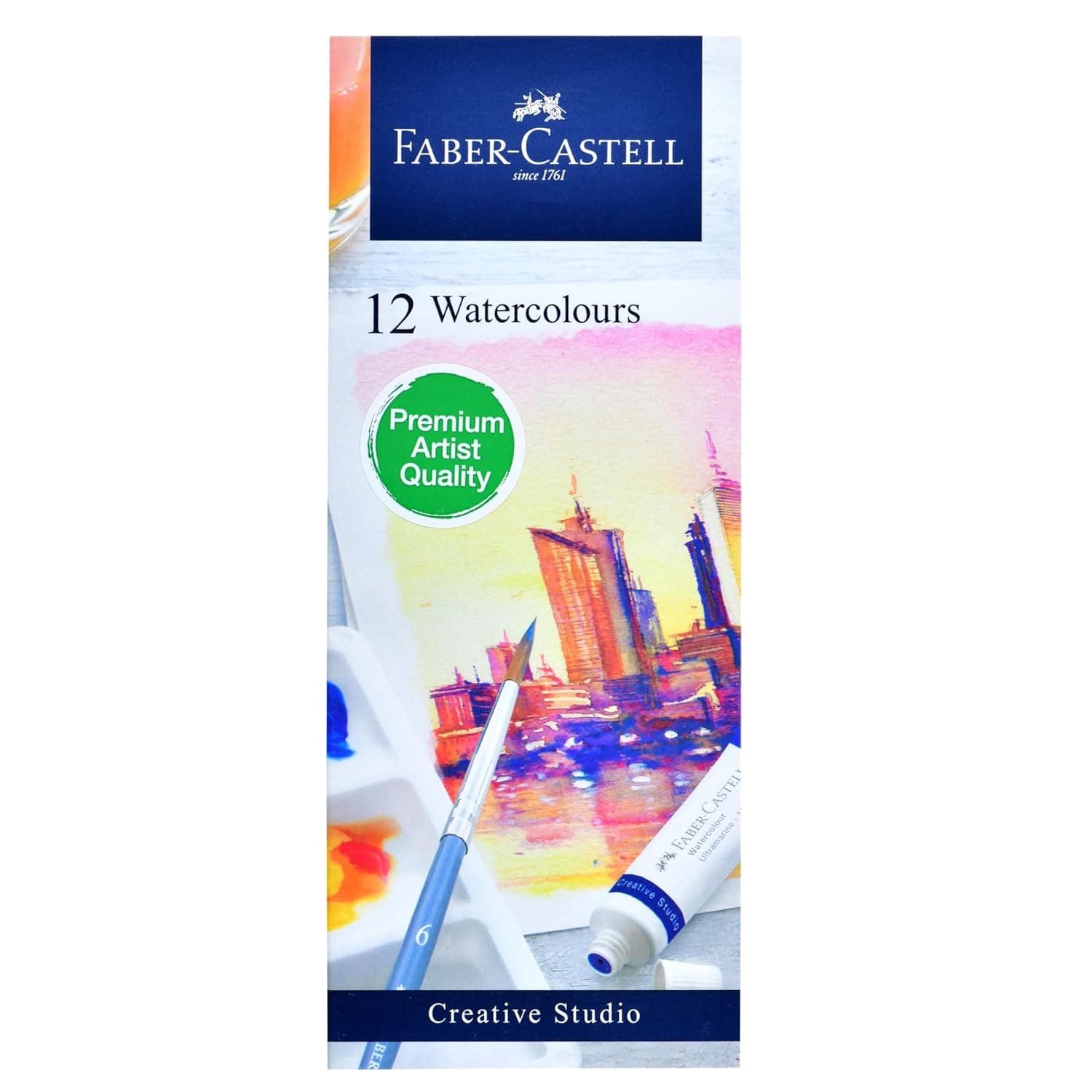 Faber-Castell Creative Studio Watercolours Set of 12 - 5 ml