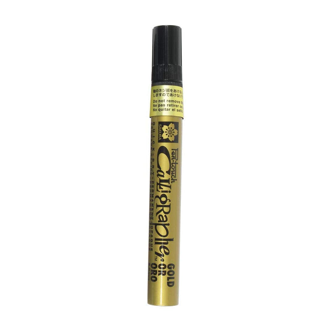 Sakura Pen Touch Calligrapher 5.0mm Gold Pen